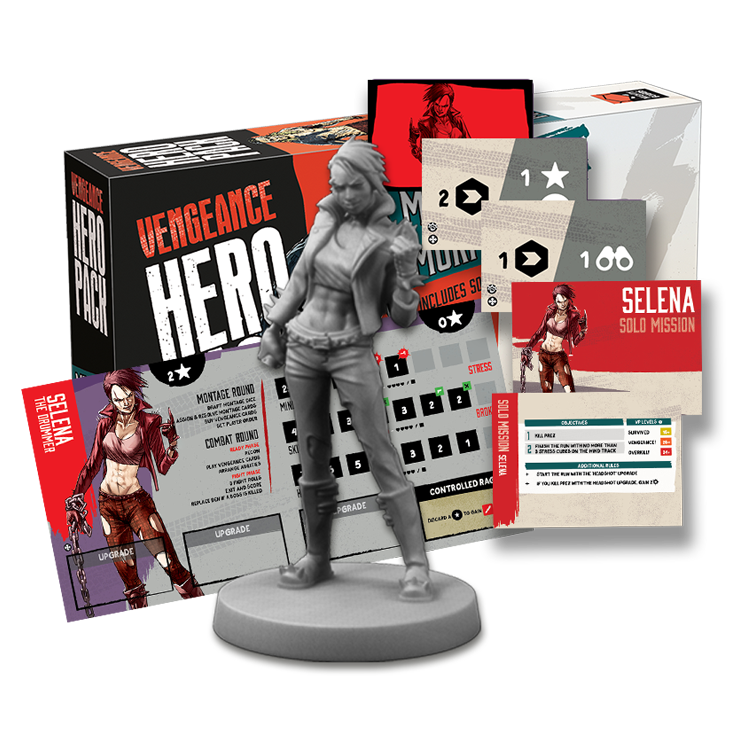 Vengeance: Selena Hero Pack - Board Game Development Studio